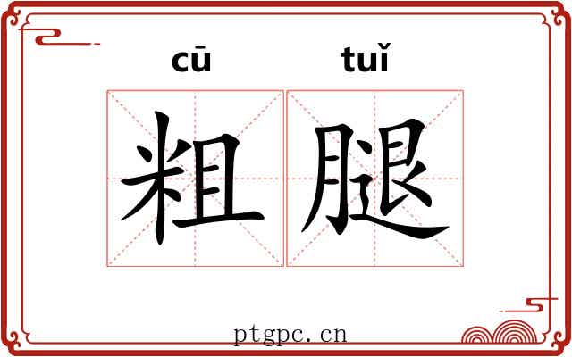 粗腿 粗腿