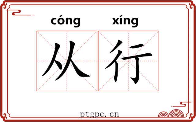 从行 从行
