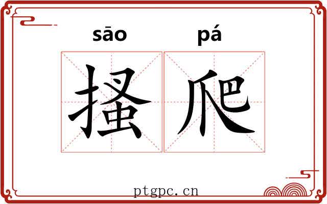 搔爬