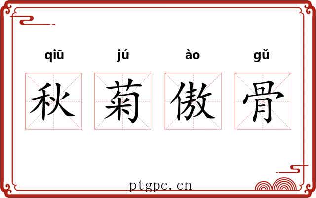 秋菊傲骨 秋菊傲骨
