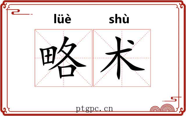略术 略术