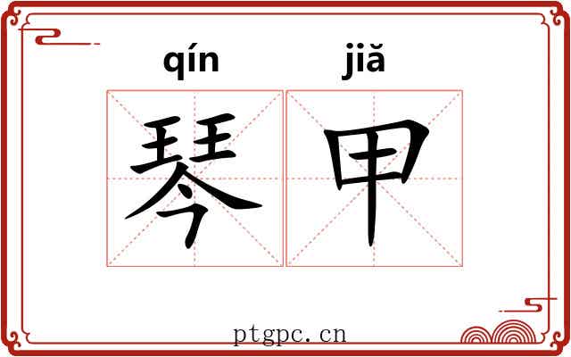 琴甲 琴甲