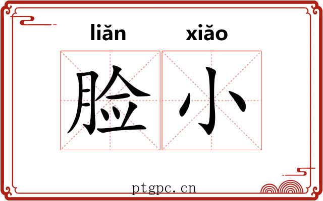 脸小 脸小