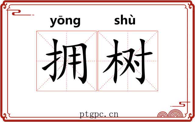 拥树