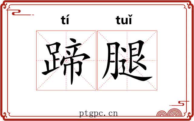 蹄腿