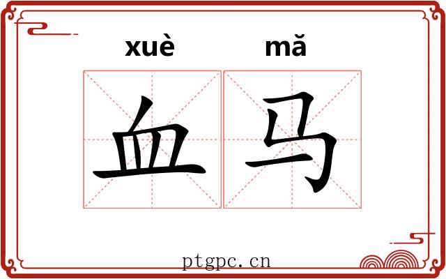 血马 血马