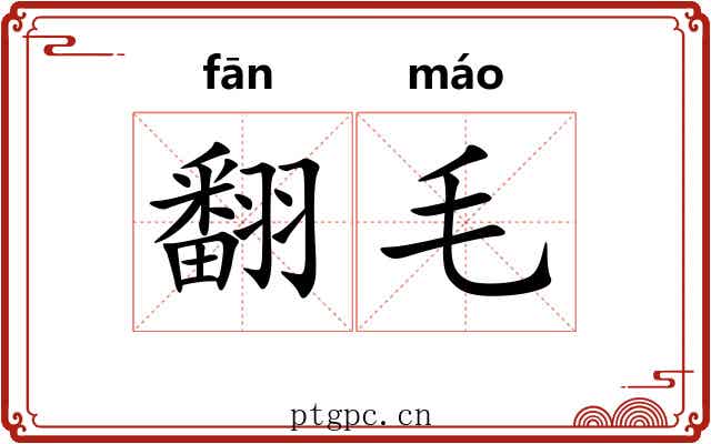 翻毛 翻毛