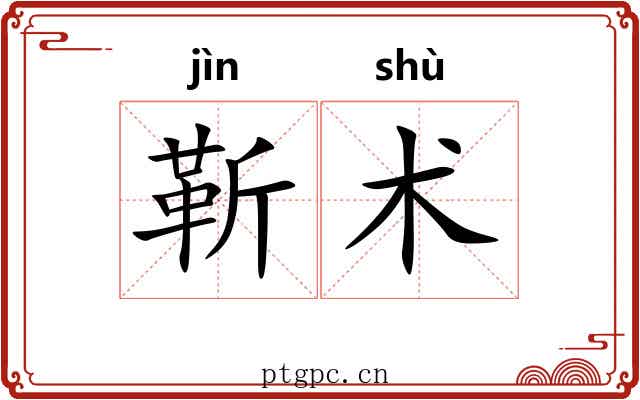 靳术