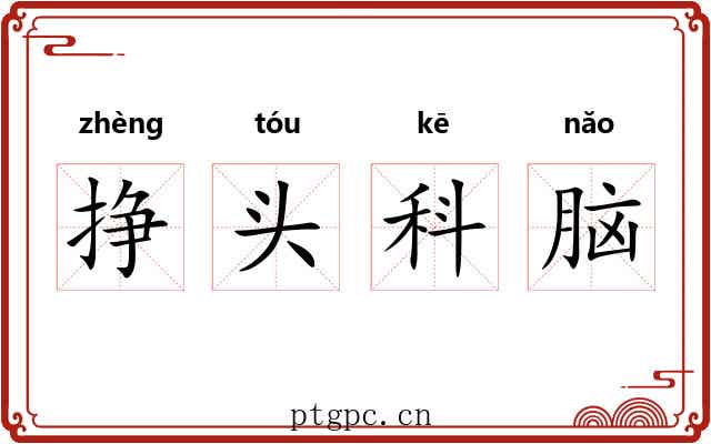 挣头科脑 挣头科脑