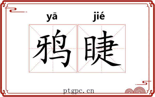鸦睫