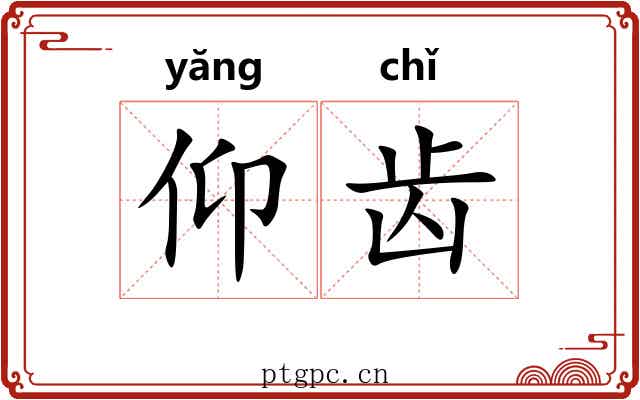 仰齿