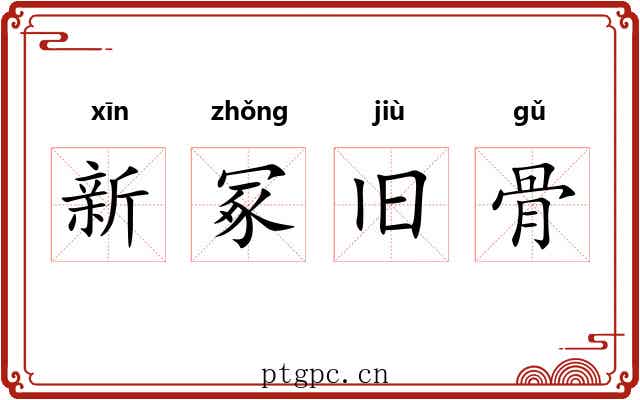 新冢旧骨 新冢旧骨