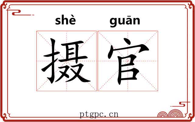 摄官 摄官