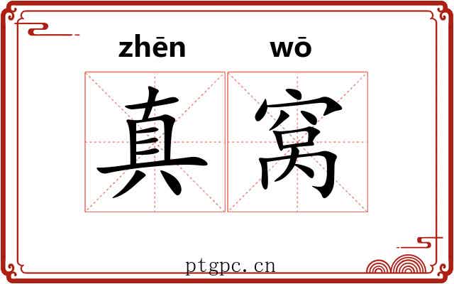 真窝 真窝