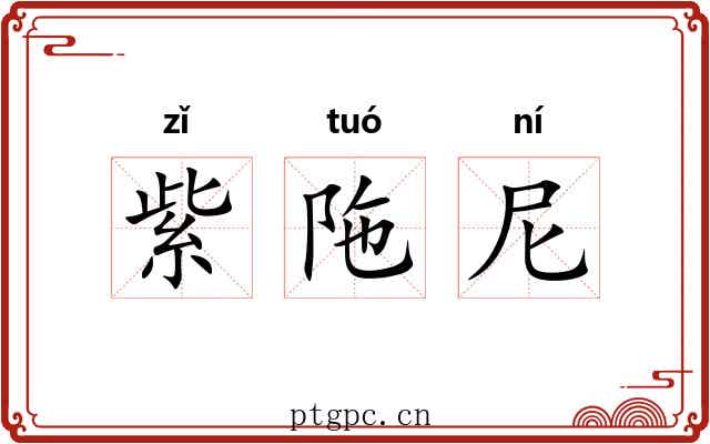 紫陁尼 紫陁尼