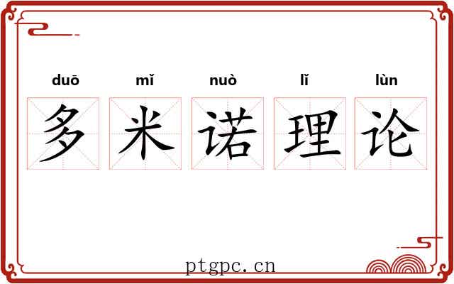 多米诺理论 多米诺理论