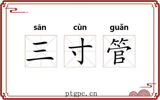 三寸管 三寸管