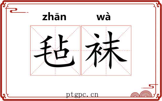 毡袜