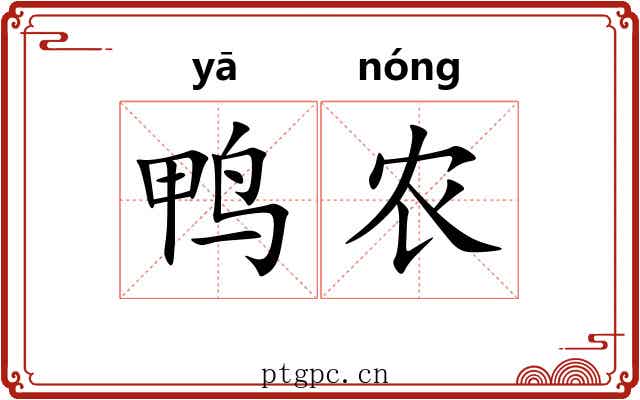 鸭农