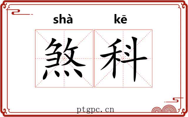 煞科 煞科