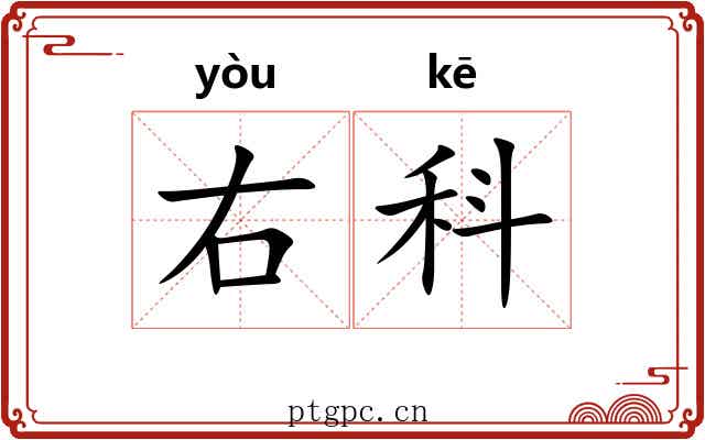 右科 右科