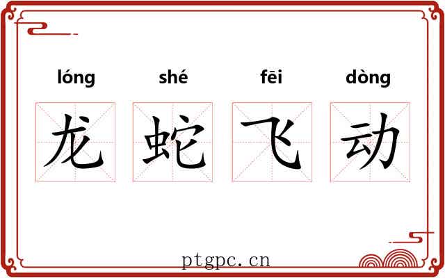 龙蛇飞动 龙蛇飞动