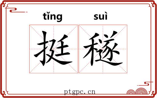 挺穟