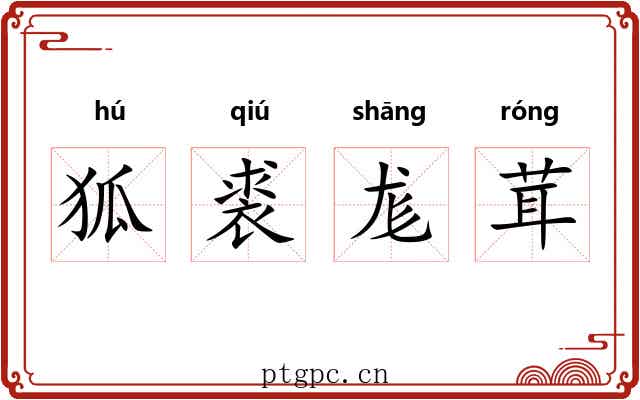 狐裘尨茸