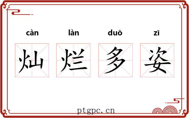 灿烂多姿