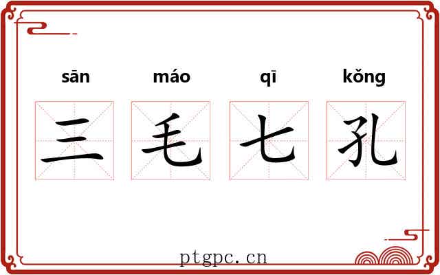 三毛七孔 三毛七孔