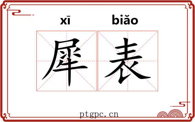 犀表 犀表