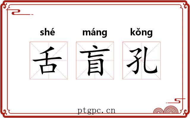 舌盲孔