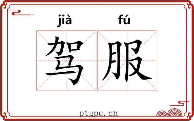 驾服 驾服