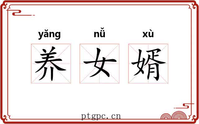 养女婿 养女婿