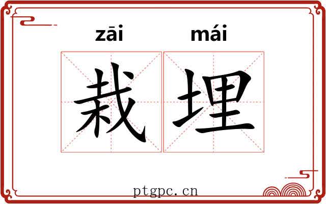 栽埋