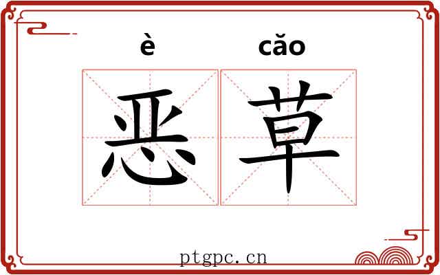 恶草 恶草