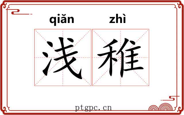 浅稚