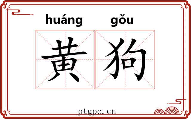 黄狗 黄狗