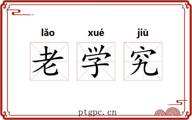 老学究