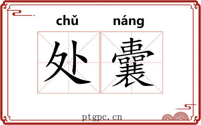 处囊