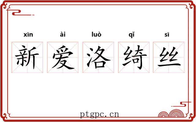 新爱洛绮丝 新爱洛绮丝