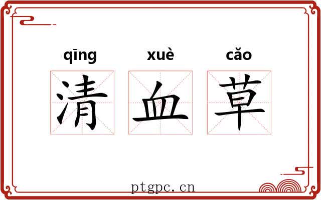 清血草 清血草