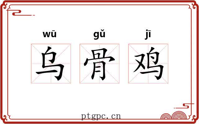 乌骨鸡 乌骨鸡