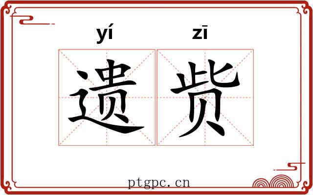 遗赀