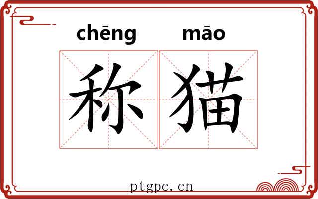 称猫 称猫