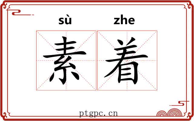 素着 素着