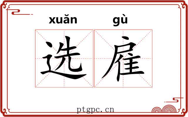 选雇