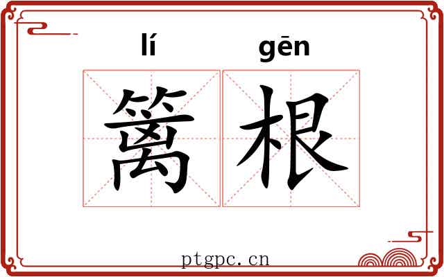 篱根 篱根