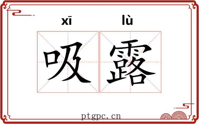 吸露