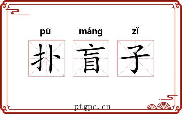 扑盲子 扑盲子